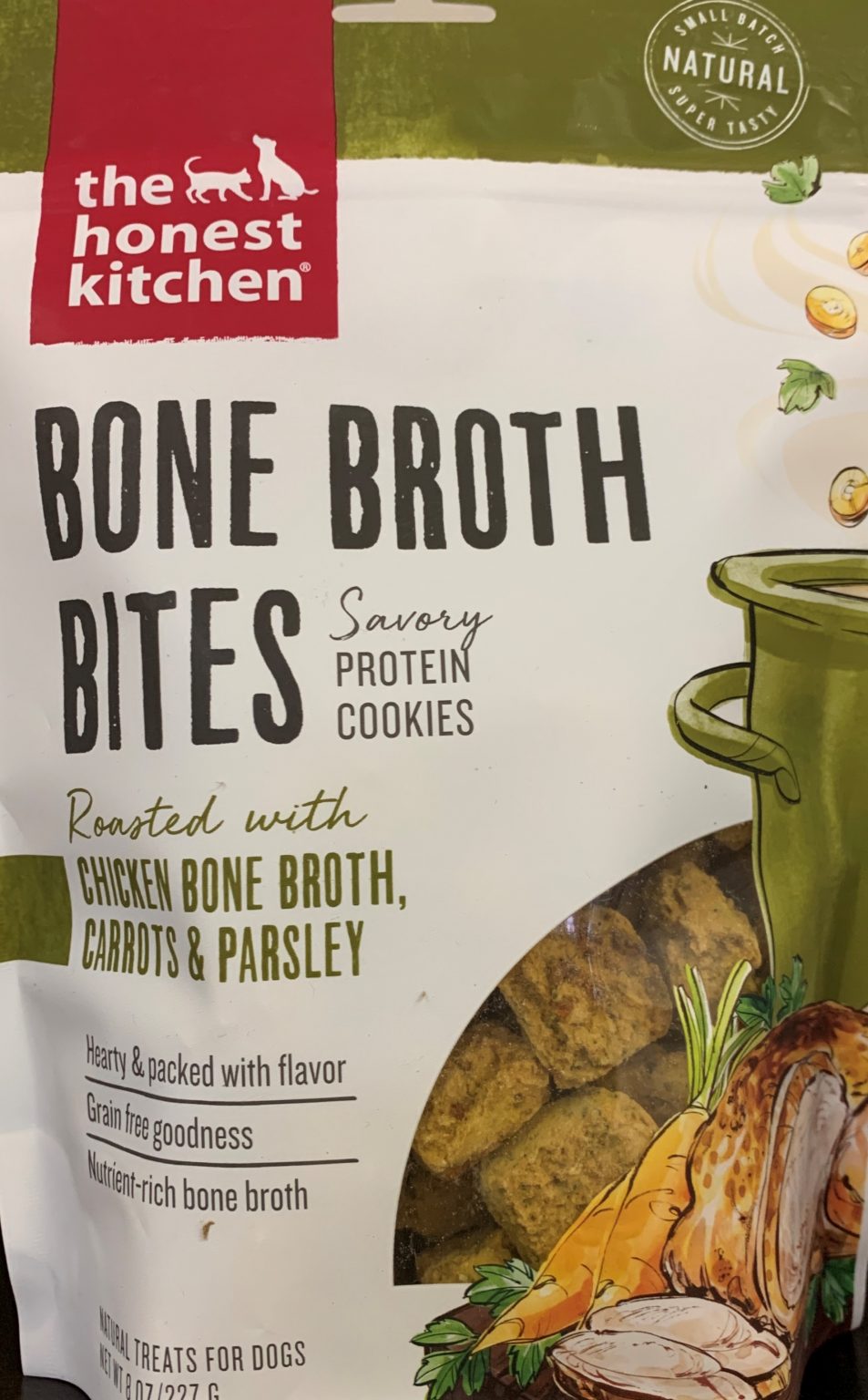 The Honest Kitchen BONE BROTH BITES Chicken 8oz Carnivore S Cupboard   The Honest Kitchen Bone Broth Bites Chicken  953x1536 