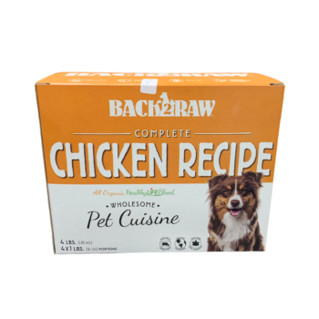 BACK2RAW Complete Chicken Recipe 4lb ( 4 x 1lb pouches)